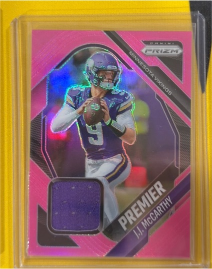 2025 Panini Prizm #PJY-JJM J.J. McCarthy — front