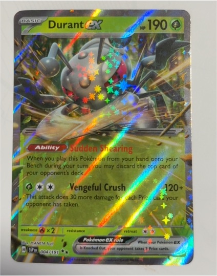 2024 Pokémon #004 Durant EX — front