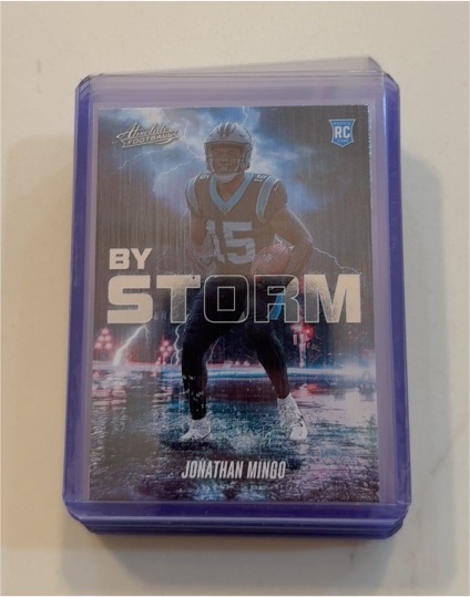 2023 Panini Absolute By Storm #BST-17 Jonathan Mingo — front