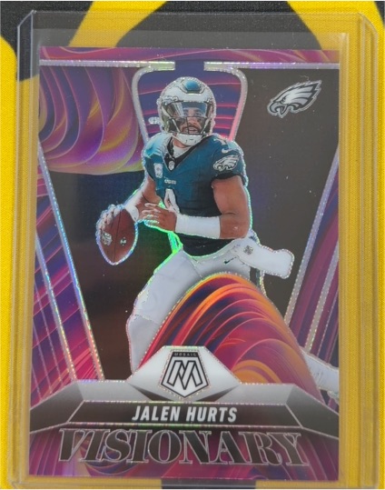 2025 Panini Mosaic #20 Jalen Hurts Visionary — front