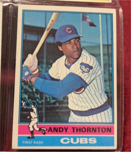 1976 Topps #26 Andy Thornton Chicago Cubs — front
