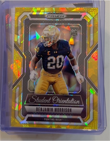 2025 Panini Prizm Draft Picks #21 Benjamin Morrison Student Orientation — front