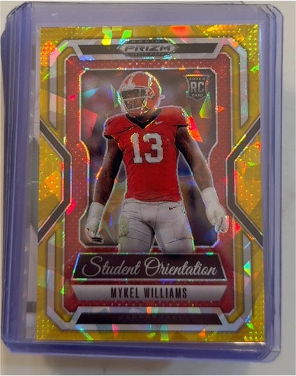 2025 Panini Prizm Draft Picks #24 Mykel Williams Student Orientation — front