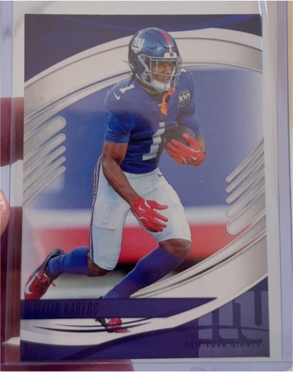 2025 Panini Absolute #1 Malik Nabers — front