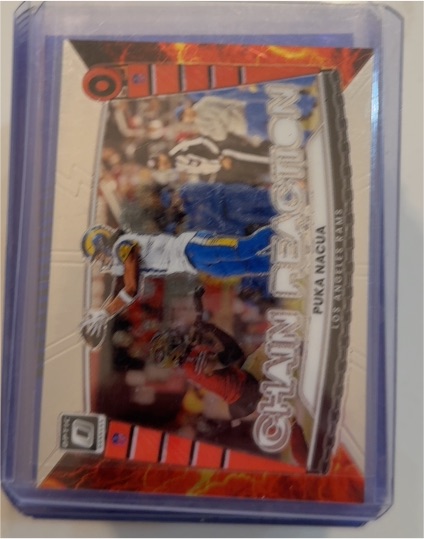2025 Panini Donruss Optic #10 Puka Nacua Chain Reaction — front