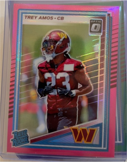 2025 Panini Donruss Optic Preview #369 Trey Amos — front