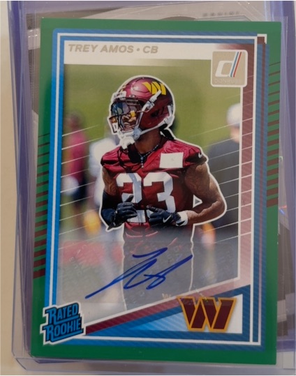 2025 Panini Donruss #369 Trey Amos — front