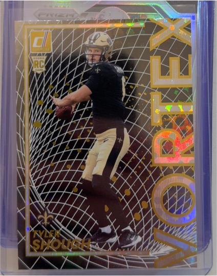 2025 Panini Donruss #18 Tyler Shough Vortex — front