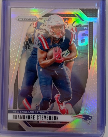 2024 Panini Prizm #195 Rhamondre Stevenson — front