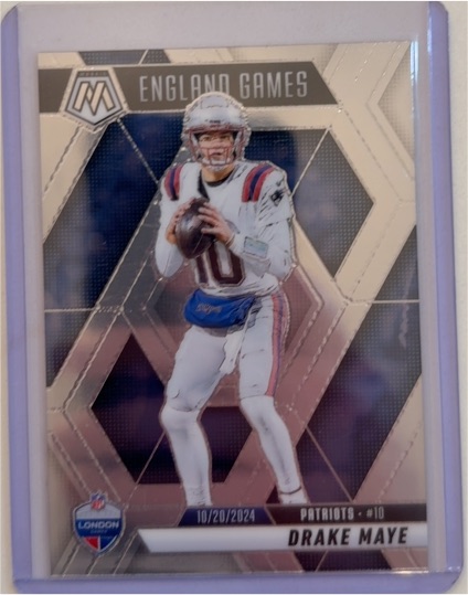 2025 Panini Mosaic #258 Drake Maye — front