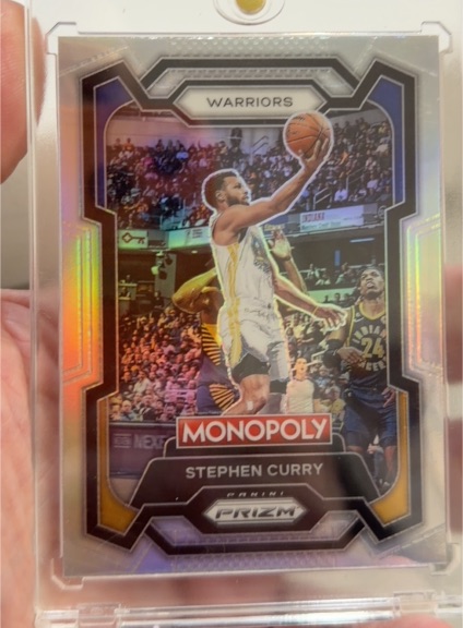 2023-24 Panini Prizm Monopoly #28 Stephen Curry — front