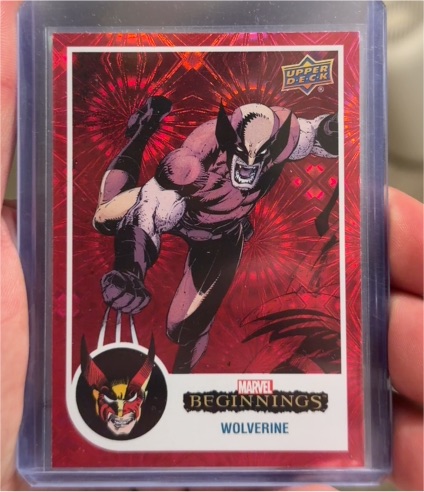 2022 Upper Deck Marvel Beginnings Vol 2 Series 1 Red Supernova Wolverine #63 — front