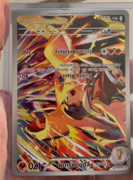 2025 Pokémon Destined Rivals #190 Ethan's Typhlosion — front