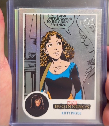2022 Upper Deck Marvel Beginnings Vol 2 Series 1 #FFX45 Kitty Pryde Flipped FX — front
