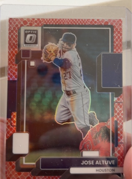 2022 Panini Donruss Optic #127 Jose Altuve — front