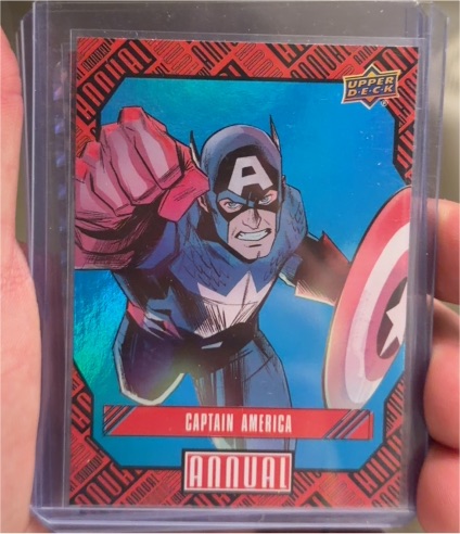 2023 Upper Deck Marvel Annual #8 Captain America — front