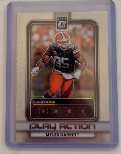 2025 Panini Donruss Optic #13 Myles Garrett Play Action — front