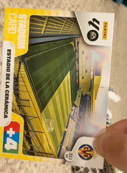 2014 Panini FIFA World Cup Stadium Card #+4 Estadio de la Ceramica — front
