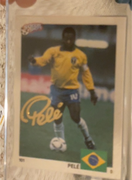 1991 Soccer Shots #101 Pelé — front