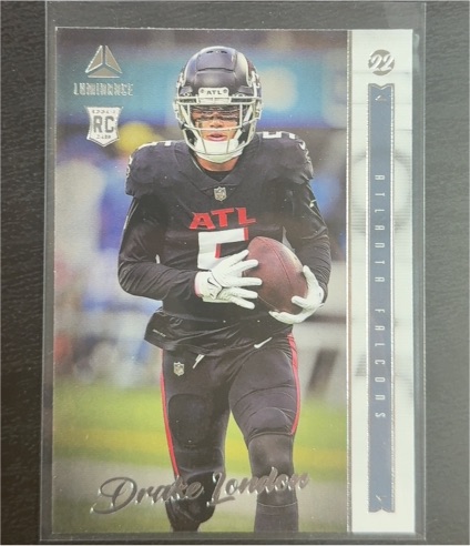 2022 Panini Chronicles #203 Drake London Luminance Rookie Atlanta Falcons — front