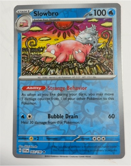 2023 Pokemon Scarlet & Violet #043 Slowbro — front