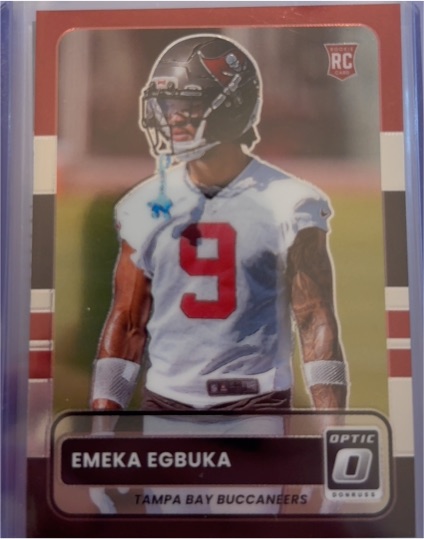 2025 Panini Donruss Optic #16 Emeka Egbuka — front