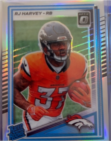 2025 Panini Donruss Optic #208 RJ Harvey — front