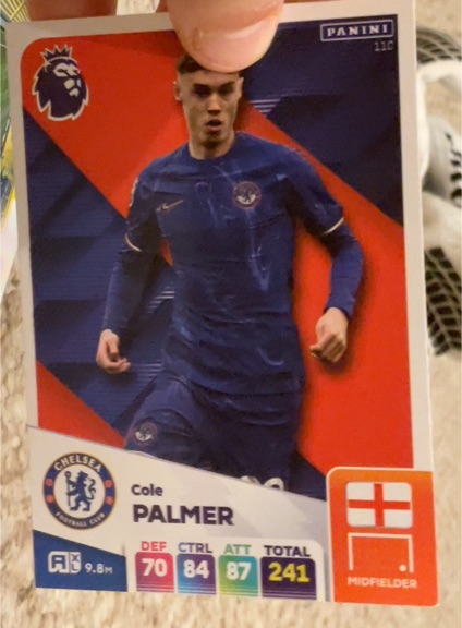 2024 Panini Premier League Adrenalyn XL #110 Cole Palmer — front