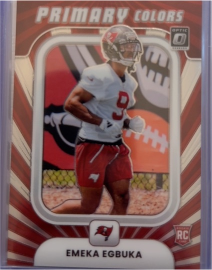 2025 Panini Donruss Optic #5 Emeka Egbuka Primary Colors Rookie — front