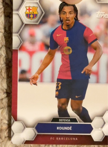 2025-26 Topps FC Barcelona Collector Tin #4 Jules Koundé — front