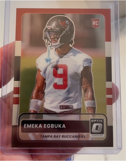 2025 Panini Donruss Optic #16 Emeka Egbuka — front