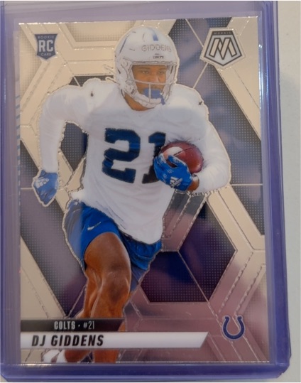 2025 Panini Mosaic #350 DJ Giddens — front