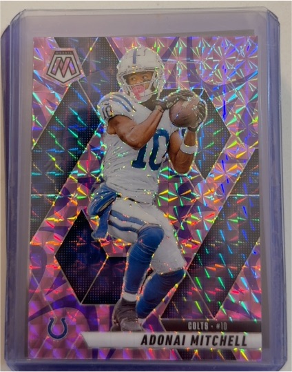 2025 Panini Mosaic #203 Adonai Mitchell — front