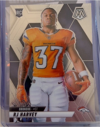 2025 Panini Mosaic #284 RJ Harvey — front