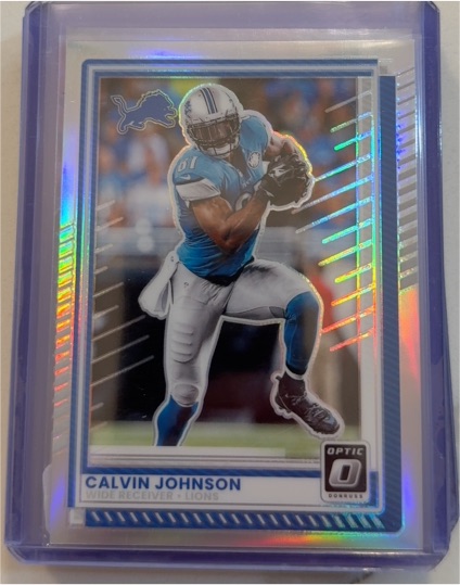 2025 Panini Donruss Optic #19 Calvin Johnson — front