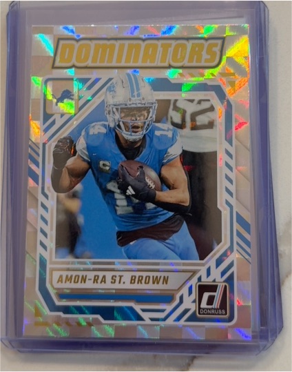 2025 Donruss Dominators #DOM-ASN Amon-Ra St. Brown — front