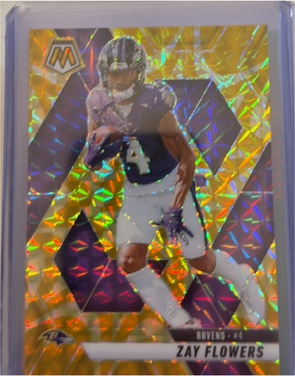 2025 Panini Mosaic #126 Zay Flowers — front