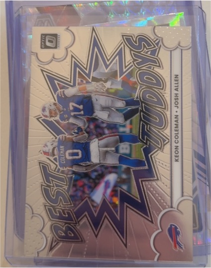 2025 Donruss Optic #13 Best Tuddys Josh Allen Keon Coleman — front
