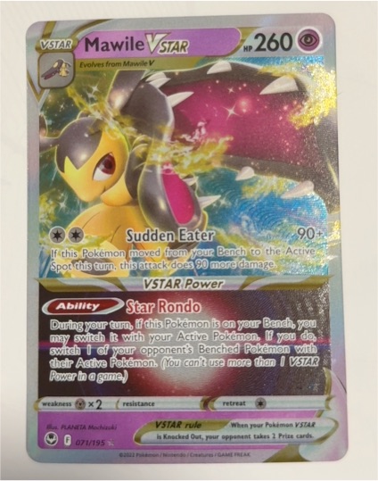 2022 Pokémon Silver Tempest #071 Mawile VSTAR — front