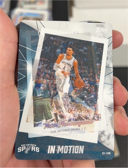2025 Topps Match Attax In Motion #KI-VW Victor Wembanyama — front