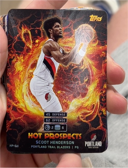 2025-26 Topps Match Attax #HP-SH Scoot Henderson Hot Prospects — front