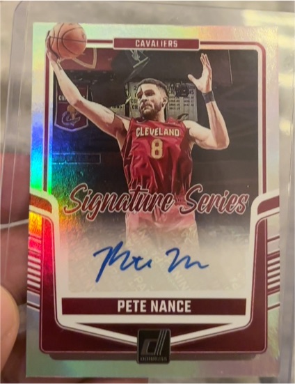 2024-25 Panini Donruss #SS-PNC Pete Nance Signature Series — front