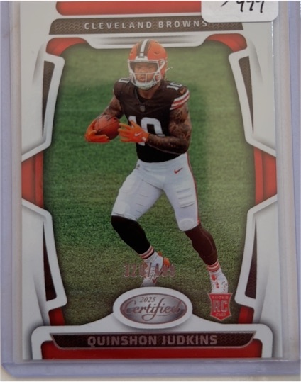 2025 Panini Certified #121 Quinshon Judkins — front