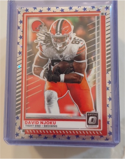 2025 Panini Donruss Optic #76 David Njoku — front