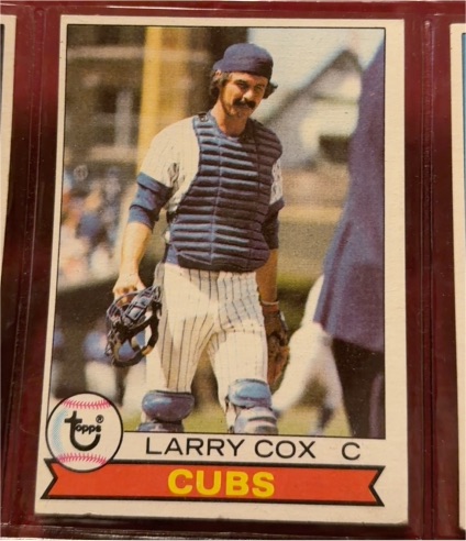 1979 Topps #489 Larry Cox — front