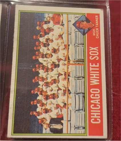 1976 Topps #656 Chicago White Sox Team Card — front