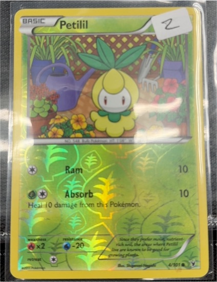 2011 Pokémon BW Noble Victories #4 Petilil — front