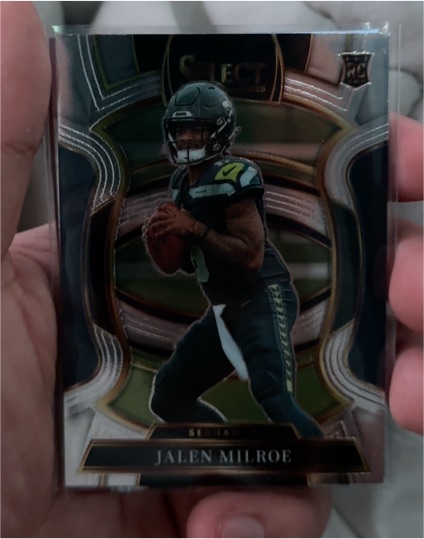 2025 Panini Select #14 Jalen Milroe Concourse Rookie Card — front