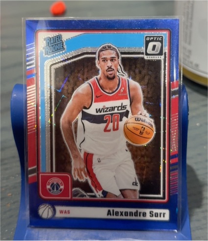 2024-25 Panini Donruss Optic #276 Alexandre Sarr Rated Rookie Washington Wizards — front