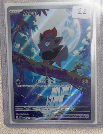 2025 Pokémon SV11W #142 Zorua — front
